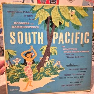 Vintage South Pacific Soundtrack Vinyl Record